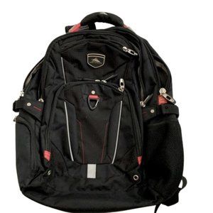 High Sierra Swerve Laptop Backpack, Black, One Size